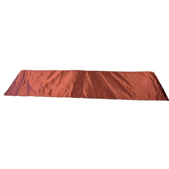 Dining Room Table Runner Burnt Umber Brown Shimmer Fall Autumn Thanksgiving - Picture 5 of 5